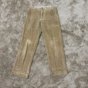 LL Bean Size 32 Khaki Brown Corduroy Pants Vintage - Picture 1 of 6