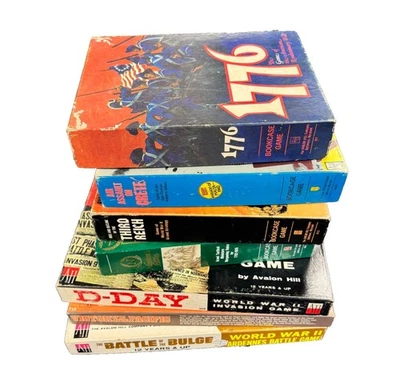 ASSORTED VINTAGE AVALON HILL WARGAMES (1776, NAPOLEON'S BATTLES, D-DAY & MORE) - Image 1 of 4