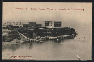 CPA Marseille, Institut Pasteur, Vu de la Passerelle du Transbordeur - Photo 1/2