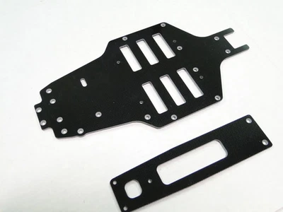 4025027 TAMIYA TOP FORCE 2017 Upper/Lower FRP Chassis set Manta Ray/TA01/Hummer - Image 1 of 4