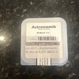Astronomik 1.25" AK-IR-1 IR BLOCK - Picture 1 of 3