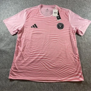 New Adidas Inter Miami NN Lionel Messi #10 Tru Pink Shirt JJ2590 Men’s XL - Picture 1 of 7