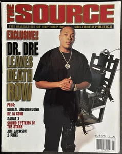 The Source Magazine Dr Dre Death Row Digital Underground De La Soul Sadat X 1996 - Picture 1 of 3