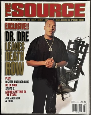 The Source Magazine Dr Dre Death Row Digital Underground De La Soul Sadat X 1996 - Image 1 of 3