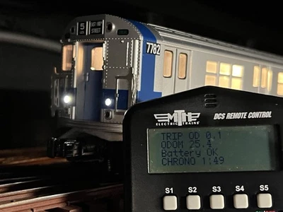 MTH Mta Rail King 20-20255-1 R-26 4 vagones NYC Subway Set Proto-Sound 3 AZUL/plateado Foto 1 de 4