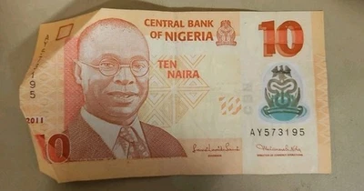 2011 Nigeria 10 Naira Note - Image 1 of 2