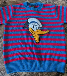 *Vintage - Donald Duck Unisex Small Sweater -Walt Disney Mickey Mouse - Bild 1 von 4