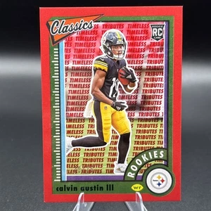 Calvin Austin III #182 Classics 25/75 2022 Panini Classics Red Steelers - Bild 1 von 3