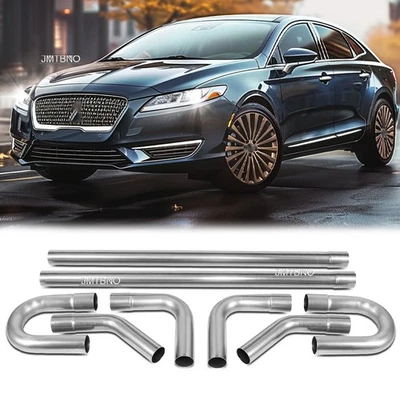 8PCS 2.5"Custom Exhaust Pipe Tubing Mandrel Stainless Steel For Lincoln MKZ 2.5L - Image 1 of 4