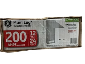 GE TLM1220RCUP 200A 12 Spaces 24 Circuit Outdoor Main Lug Circuit Breaker Panel - Bild 1 von 7