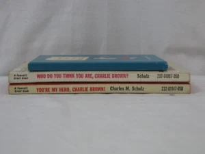 Charles Schulz Peanuts 3 PB lot Who do You Think You Are, Charlie Brown? G/G+ - Imagen 1 de 3