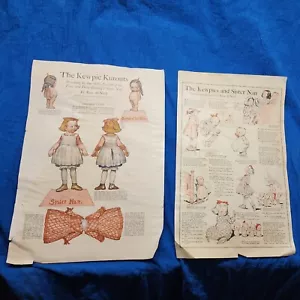 Vintage 1913 Kewpies Kutouts Druck Anzeige Frauen Home Companion Rosie O Neill - Bild 1 von 15