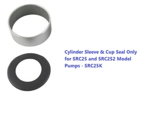 Kit de reparación de reconstrucción EasyPro SRC25K SRC25 1/4hp funda de cilindro y sello de taza solamente - Imagen 1 de 2
