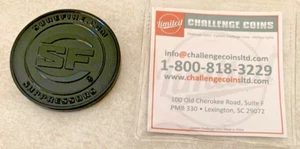 NEU Surefire Challenge Coin Supressor Division schwarz SELTEN 1 3/4" Durchmesser - Bild 1 von 2