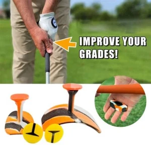 T-shaped Grip Golf Club Training Aid Golf Silicone Magic Stick Club Hand Grip - Picture 1 of 19