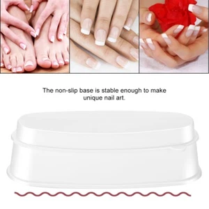 White Nail Dipping Powder Tray Container For French Manicure QH1 - Picture 1 of 18