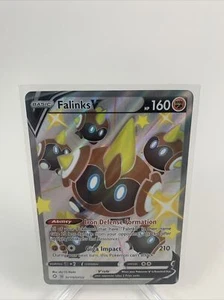 Falinks V SV115/SV122 Full Art Shiny Rare Holo Pokemon Shining Fates - Picture 1 of 2