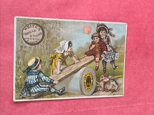 White’s Thread Store Trade Card-J&P Coats-St. Louis, MO. W239 - Picture 1 of 3