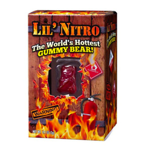 916100 1x 3g LIL' NITRO THE WORLD'S HOTTEST GUMMY BEAR WARNING HOT ADULTS ONLY