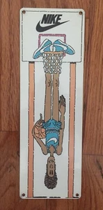 2X Nike Basketball Shoes Air Jordan Jordans Dunks Blazer Vintage Steel Sign - Picture 1 of 2