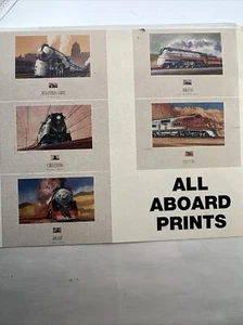 Unopened Set Of 5 Ted Rose USPS Commissioned Lithographs And Postage Stamps. - Picture 1 of 2