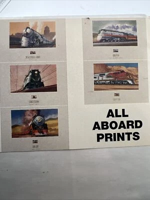 Unopened Set Of 5 Ted Rose USPS Commissioned Lithographs And Postage Stamps. - Image 1 of 2