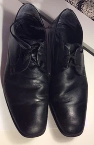 I.N.C. INTER-NATIONAL CONCEPTS MEN BLACK LACE UP SHOES SZ 8 - Picture 1 of 7
