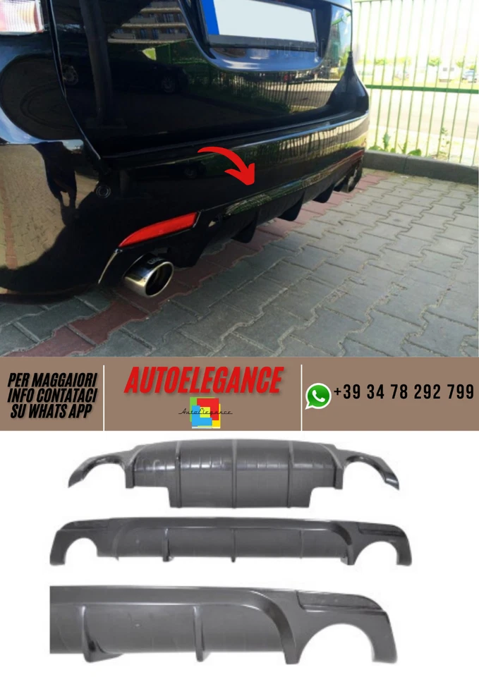 ❤️Diffusore paraurti posteriore SAAB 9-3 AERO 2007-❤️ - Imagen 1 de 1