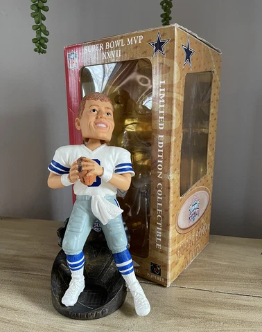 TROY AIKMAN Dallas Cowboys Legend 1993 Super Bowl XXVII MVP 10” Bobblehead NIB! Cover