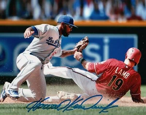 Howie Kendrick Signed Autographed 8X10 Photo LA Dodgers Road Tag at Second COA - Picture 1 of 1