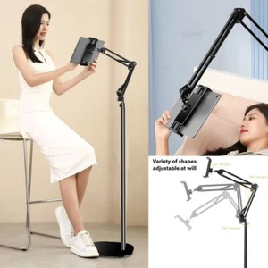 Metal Mobile Phone Stand Extendable Floor Stand for Tablets and Smartphones - Picture 1 of 8