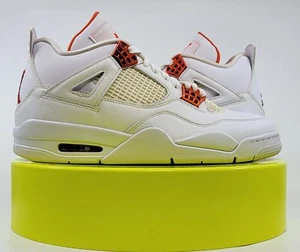 Size 9.5 - Air Jordan 4 Retro Orange Metallic CT8527-118 Used No Original Box - Picture 1 of 12