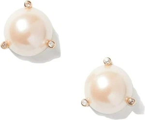 Kate Spade New York Rise and Shine Pearl Studs Rose Gold/Blush - Picture 1 of 3