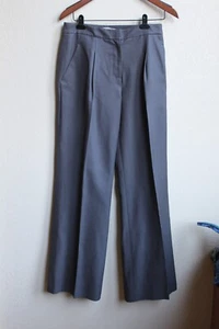 BCBG Maxazria Runway Midrise Flare Wide leg Silk Lined pants - Picture 1 of 5