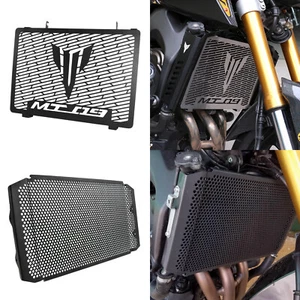 Radiator Grille Guard Cover Steel For YAMAHA FZ09 FJ09 MT-09 Tracer 900 GT XSR - Picture 1 of 28