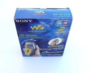 SONY WALKMAN SPORTS SRF-M75PM FM STEREO RADIO Digital Tuning - Brand New! - Foto 1 di 5