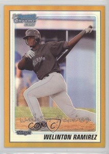2010 Bowman Chrome Prospects Gold Refractor /50 Welinton Ramirez #BCP35