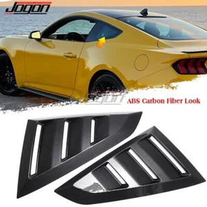 Cuarto de persiana de ventana trasera aspecto carbono para Ford Mustang S650 Dark Horse GT 2024+ - Imagen 1 de 12