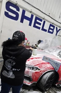 Shelby American 24"X12" Microfiber Wash Towel - Ford Mustang GT500 SVT Terlingua - Picture 1 of 11