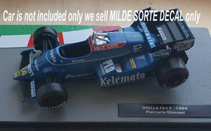 1/43 Decals per OSELLA FA1 F 1984 TBD470 - Picture 1 of 2
