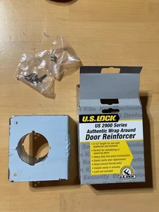 U017294 US29 51S 4.5” x 4” x 1-3/8” Stainless Steel Door Guard Enforcer Wrap Aro - Picture 1 of 11