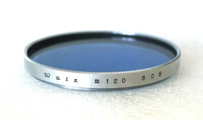 58mm Walz #120 80B Filter - Blue Color Correction - SILVER - NEW - Image 1 of 3