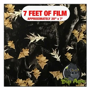 Hydrographic film Dark Woods Camouflage Camo hydro dipping 7' x 20" hydro dip - Picture 1 of 4