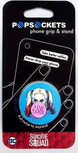 Authentische Popsockets Suicide Squad Harley Quinn Telefongriff Popsocket Pop Sockel - Bild 1 von 3