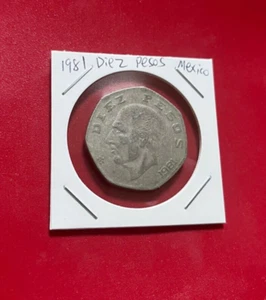 1981 DIEZ PESOS MEXICO COIN - NICE WORLD COIN !!! - Picture 1 of 2