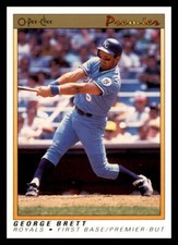 1991 O-Pee-Chee Premier #14 George Brett Kansas City Royals