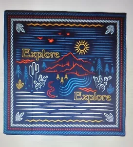 western bandana guitar wipe cloth all cotton 22 x 22 - Picture 1 of 2