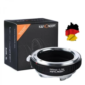 K&F Adapter Nikon F Objektiv auf Leica M Kamera M1 M2 M3 M4 M5 M6 M7 M8 MP MD - Bild 1 von 7