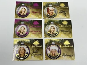 Benchwarmers 2015 Ornament Pink Malorie Mackey Branton Signed Autograph Lot of 6 - Picture 1 of 3