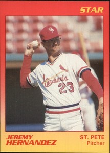 1989 St. Petersburg Cardinals Star #17 Jeremy Hernandez
